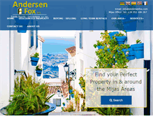 Tablet Screenshot of andersenfox.com